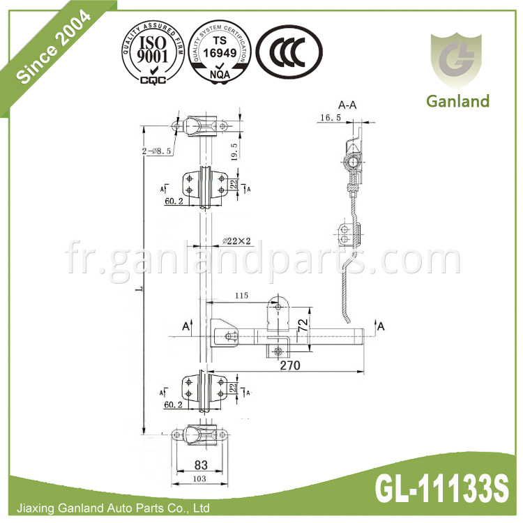 Stainless Steel Cam Door Lock